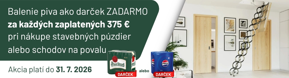 Pivo alebo Pepsi Cola zadarmo k objednávke stavebných púzdier alebo schodov na povalu | JAP-POUZDRO